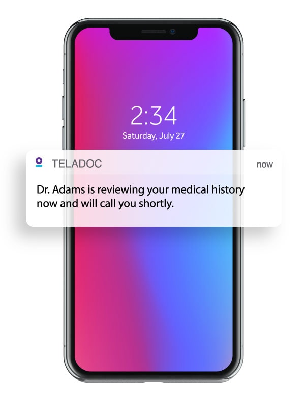 Teladoc handles only routine medical advice and care - telemedicine software development